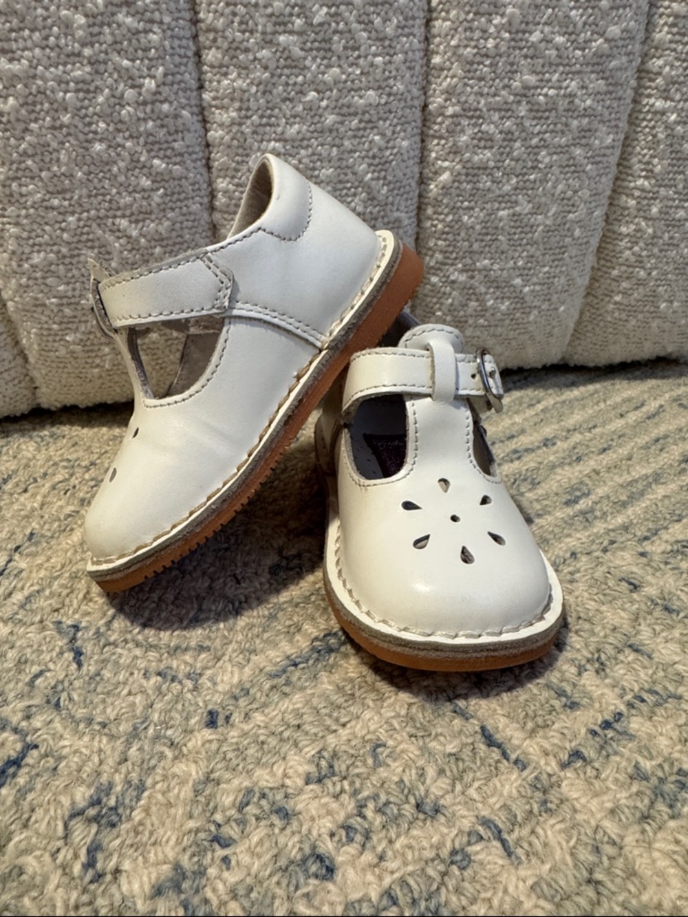 L’Amour Joy Classic Leather T-Strap Mary Jane